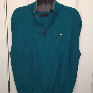Jack Nicklaus Golden Bear Textured Golf Vest L Jacksonville Jaguars Teal Color
